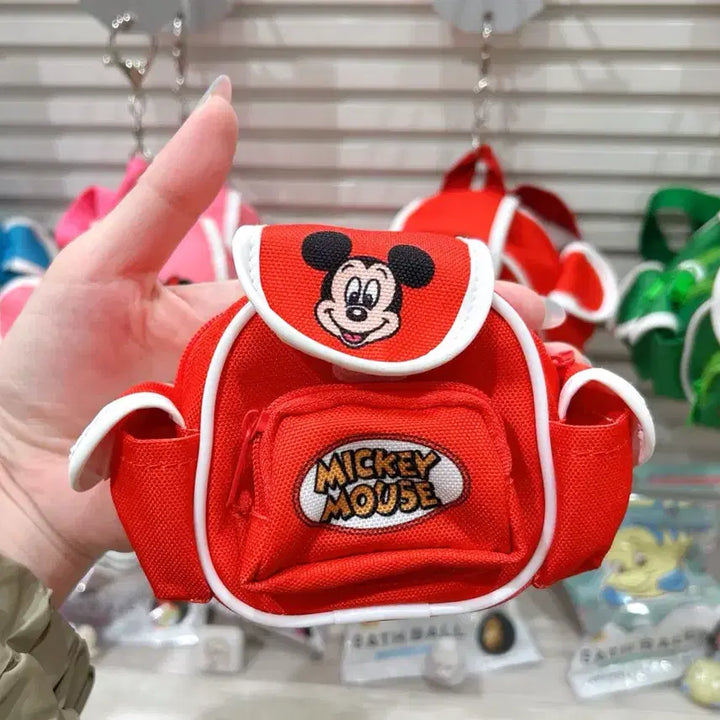 [BUNJANG] Disney Mickey Mouse Backpack Keyring / 일본수입 디즈니미키마우스백팩키링 미니어처미니마우스배낭 도널드덕 구피가방