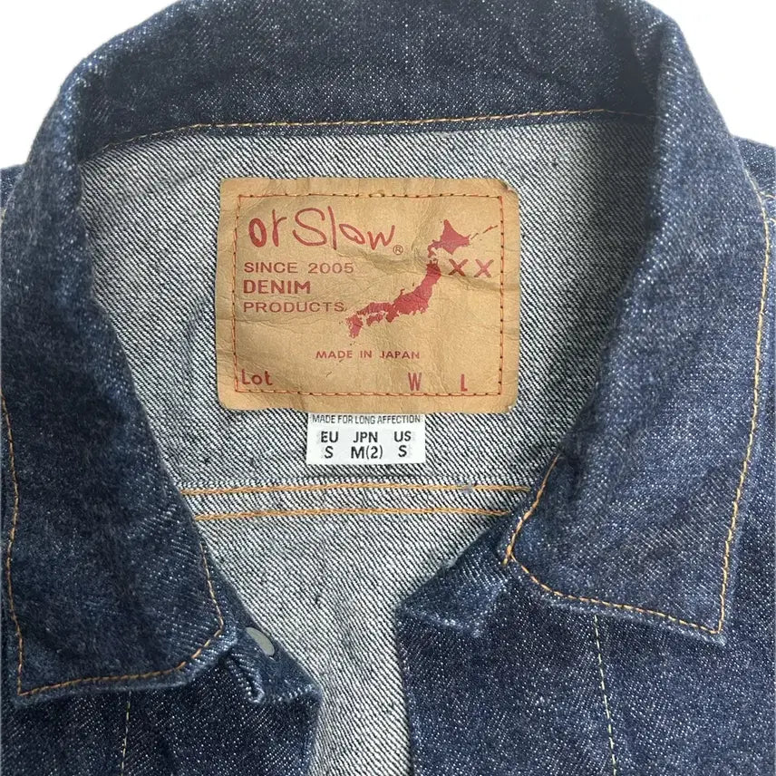 [BUNJANG] OrSlow Type 3 Denim Jacket / 오어슬로우 3세대 타입3 데님 자켓 M