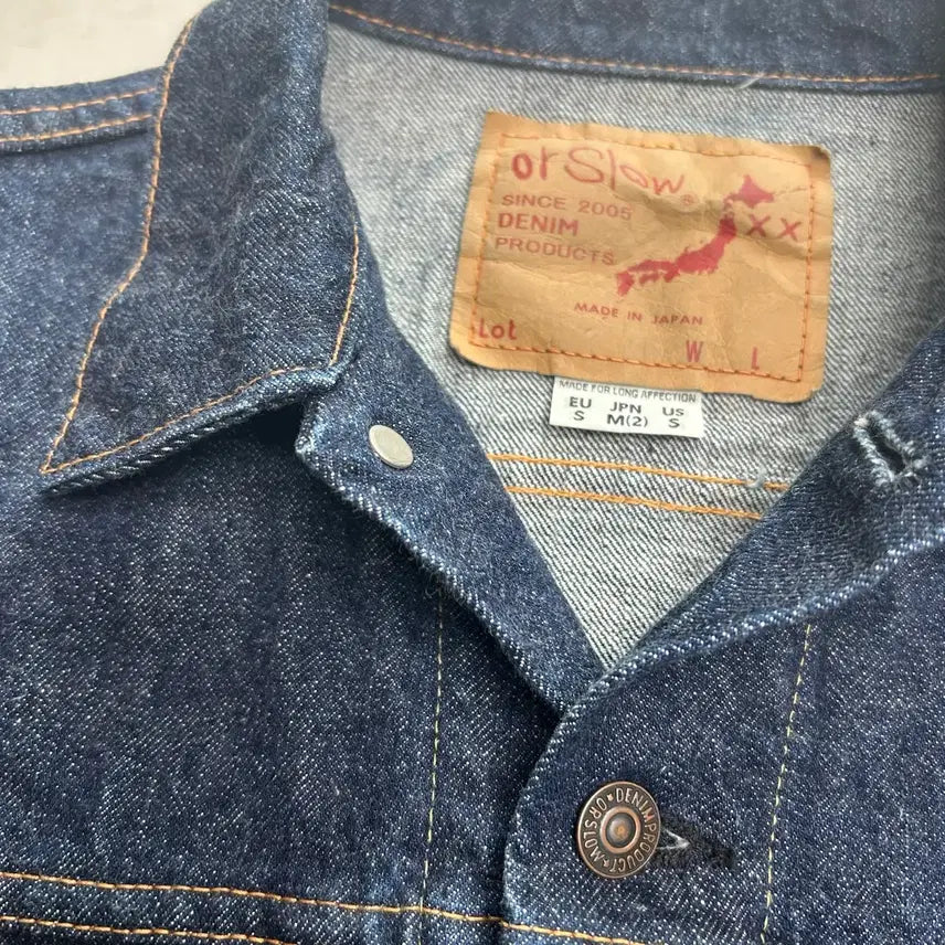 [BUNJANG] OrSlow Type 3 Denim Jacket / 오어슬로우 3세대 타입3 데님 자켓 M