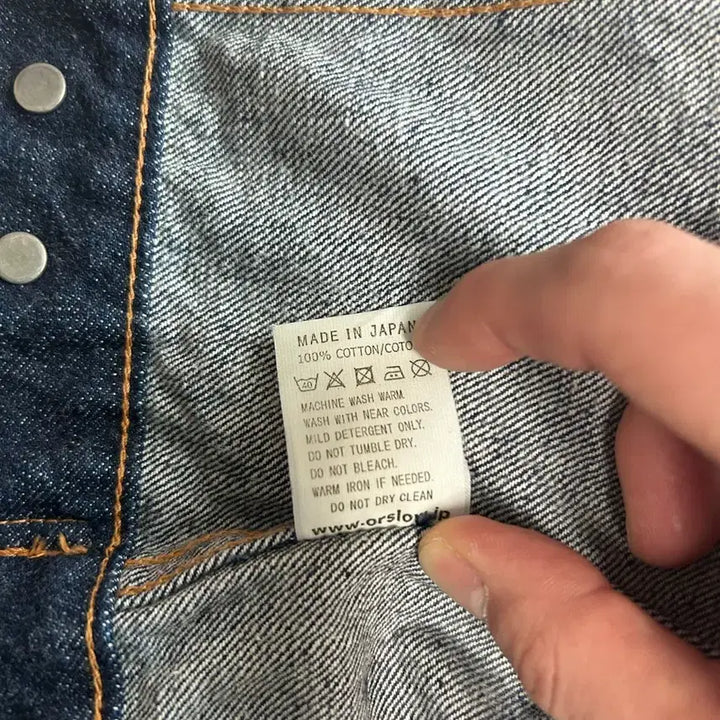 [BUNJANG] OrSlow Type 3 Denim Jacket / 오어슬로우 3세대 타입3 데님 자켓 M