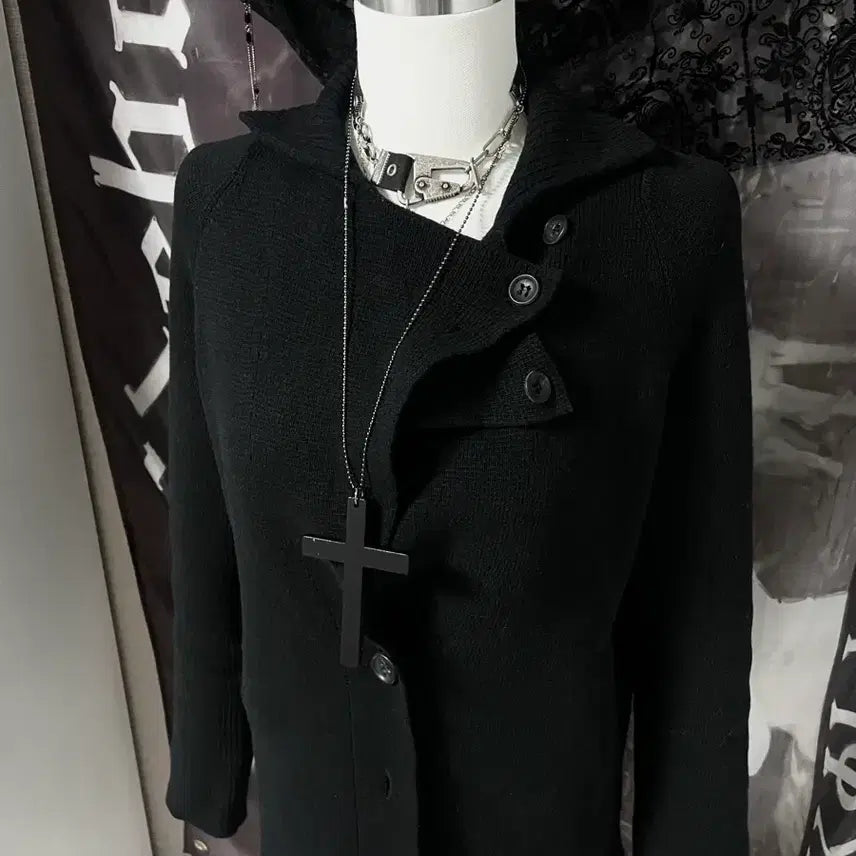 [BUNJANG] System Asymmetric Button Wool Cardigan / 한섬 시스템 비대칭사선버튼울가디건 무채색아카이브요지꼼데캐피탈st 유니섹스