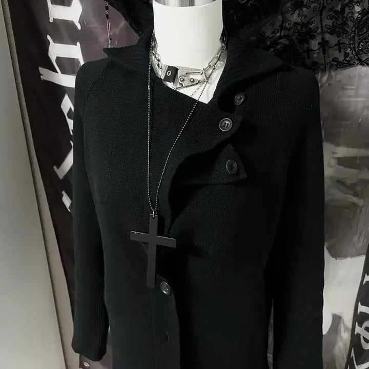 [BUNJANG] System Asymmetric Button Wool Cardigan / 한섬 시스템 비대칭사선버튼울가디건 무채색아카이브요지꼼데캐피탈st 유니섹스