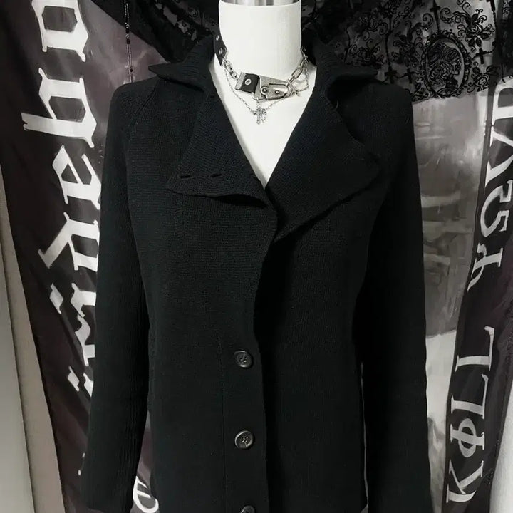 [BUNJANG] System Asymmetric Button Wool Cardigan / 한섬 시스템 비대칭사선버튼울가디건 무채색아카이브요지꼼데캐피탈st 유니섹스