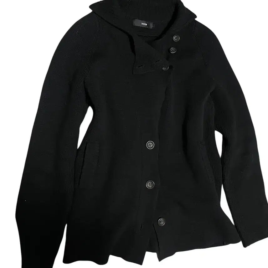 [BUNJANG] System Asymmetric Button Wool Cardigan / 한섬 시스템 비대칭사선버튼울가디건 무채색아카이브요지꼼데캐피탈st 유니섹스