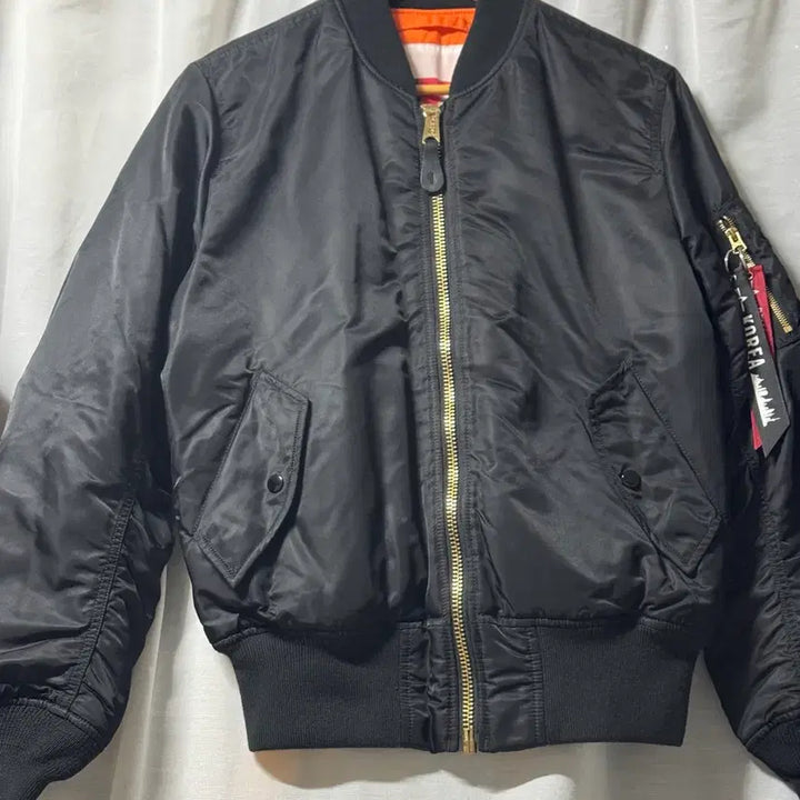 [BUNJANG] Alpha Industries M-1 Bomber Jacket / 알파인더스트리 블랙 m-1 S
