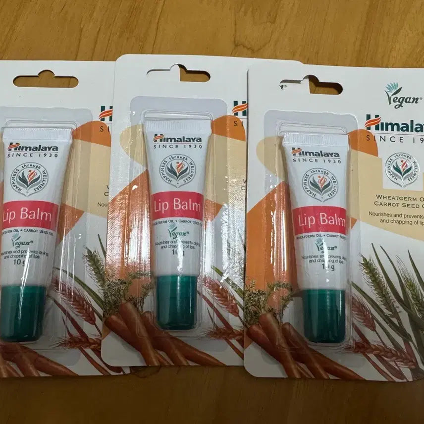 [BUNJANG] Himalaya Lip Balm Set / (새제품)히말라야립밤 10g*3개