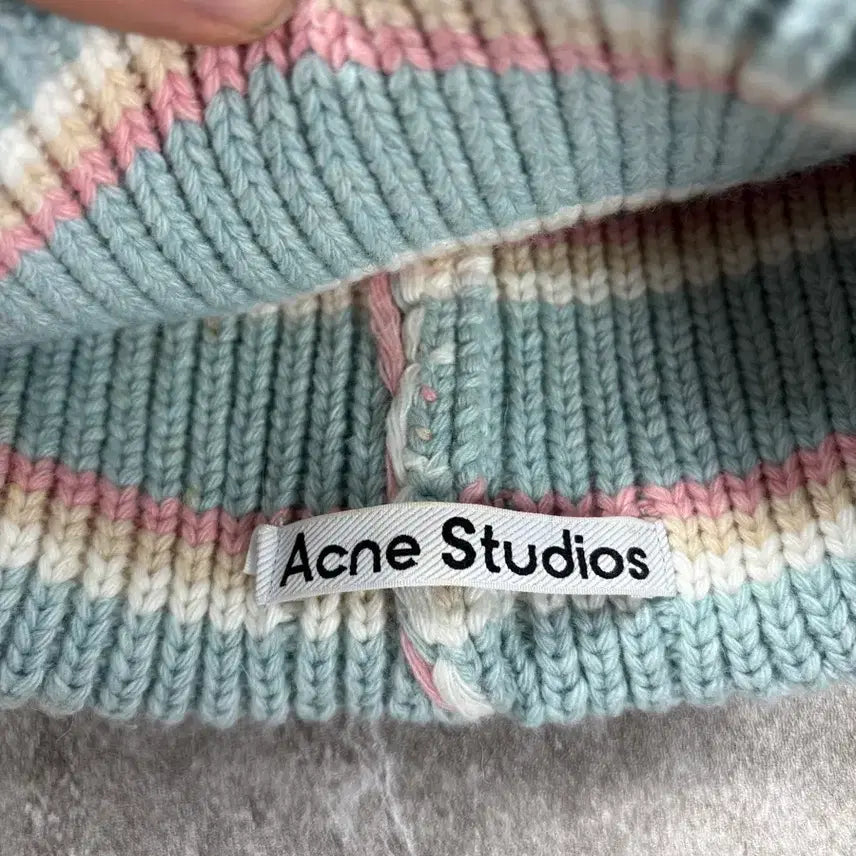 [BUNJANG] Acne Studios Striped Beanie / 아크네 스튜디오 스트라이프 비니