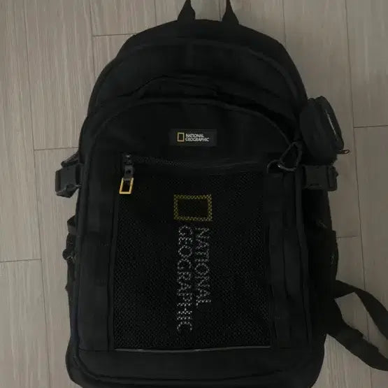 [BUNJANG] National Geographic Black Backpack / 네셔널지오그래픽 블랙 백팩 가방