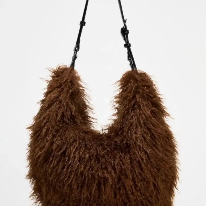 [BUNJANG] ZARA Fur Shoulder Bag / (새상품) ZARA 퍼 가방