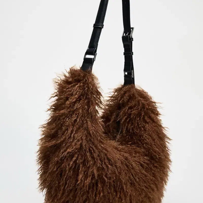 [BUNJANG] ZARA Fur Shoulder Bag / (새상품) ZARA 퍼 가방