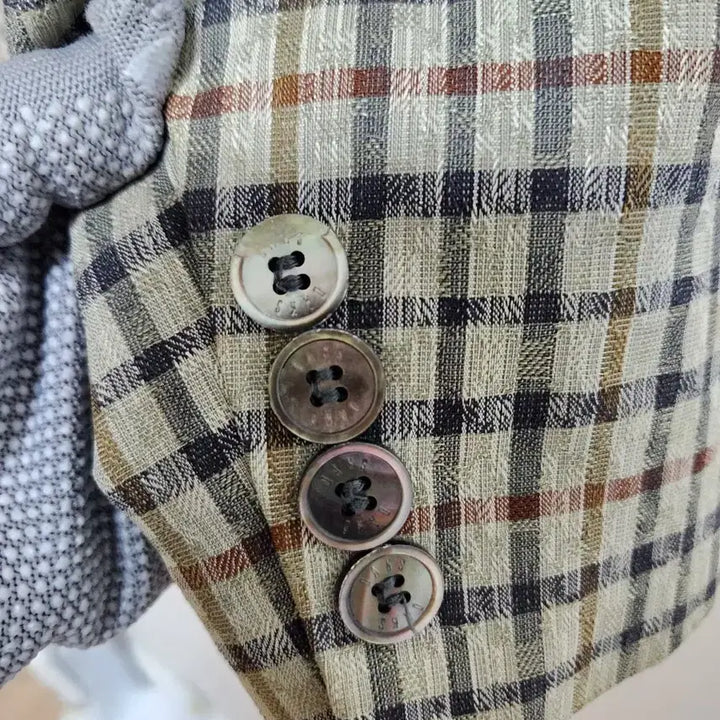 [BUNJANG] DAKS Check Jacket 97 / DAKS 체크 자켓 97