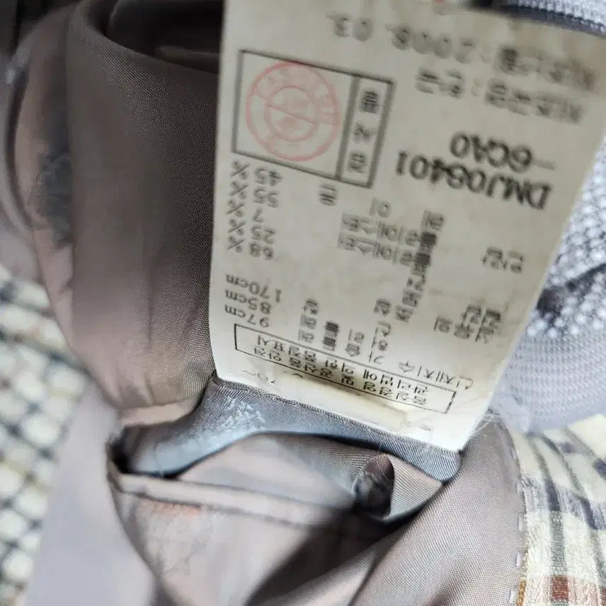 [BUNJANG] DAKS Check Jacket 97 / DAKS 체크 자켓 97