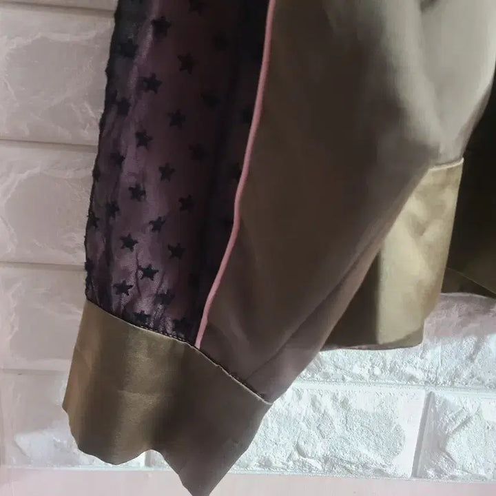 [BUNJANG] Lucky Chouette Star Pattern See-Through Women's Jacket / 럭키슈에뜨 별무늬 시스루 여성 자켓 FREE