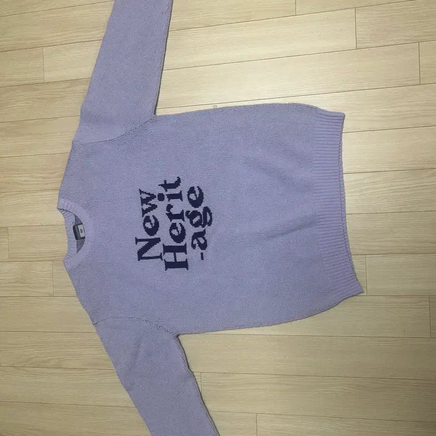 [BUNJANG] Purple Knit Sweater / 퍼플 니트