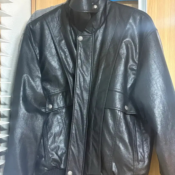 [BUNJANG] Nuakle Leather Jacket / Nuakle 누아끌레 레더자켓 2