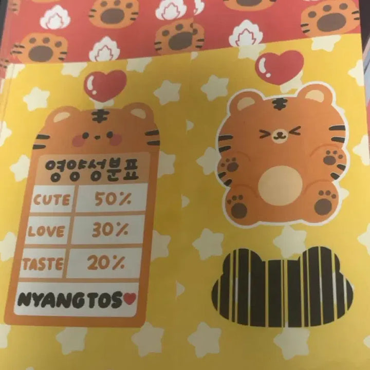 [BUNJANG] Nyangtos Sticker Seal Bundle Set / 과자 냥토스 수봉 20장 일괄