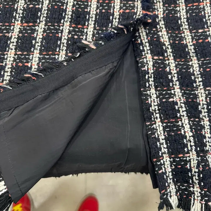 [BUNJANG] It Misha Tweed H-Line Midi Skirt / 잇미샤 트위드 H라인 미디 스커트/하객룩 출근룩