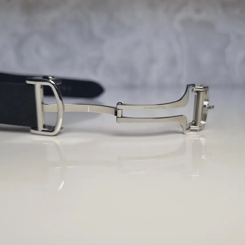 [BUNJANG] Cartier Santos Large Gray Dial Automatic Watch / 까르띠에 산토스 라지 그레이 다이얼 오토매틱 인보이스 포함 21년