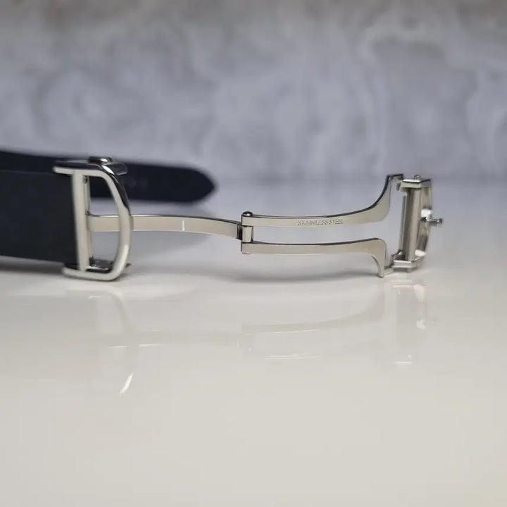 [BUNJANG] Cartier Santos Large Gray Dial Automatic Watch / 까르띠에 산토스 라지 그레이 다이얼 오토매틱 인보이스 포함 21년