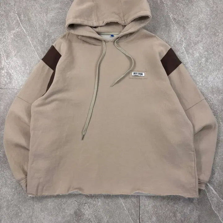 [BUNJANG] Ader Error Beige Hoodie / 아더에러 베이지 후드티