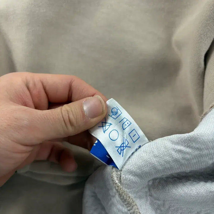 [BUNJANG] Ader Error Beige Hoodie / 아더에러 베이지 후드티