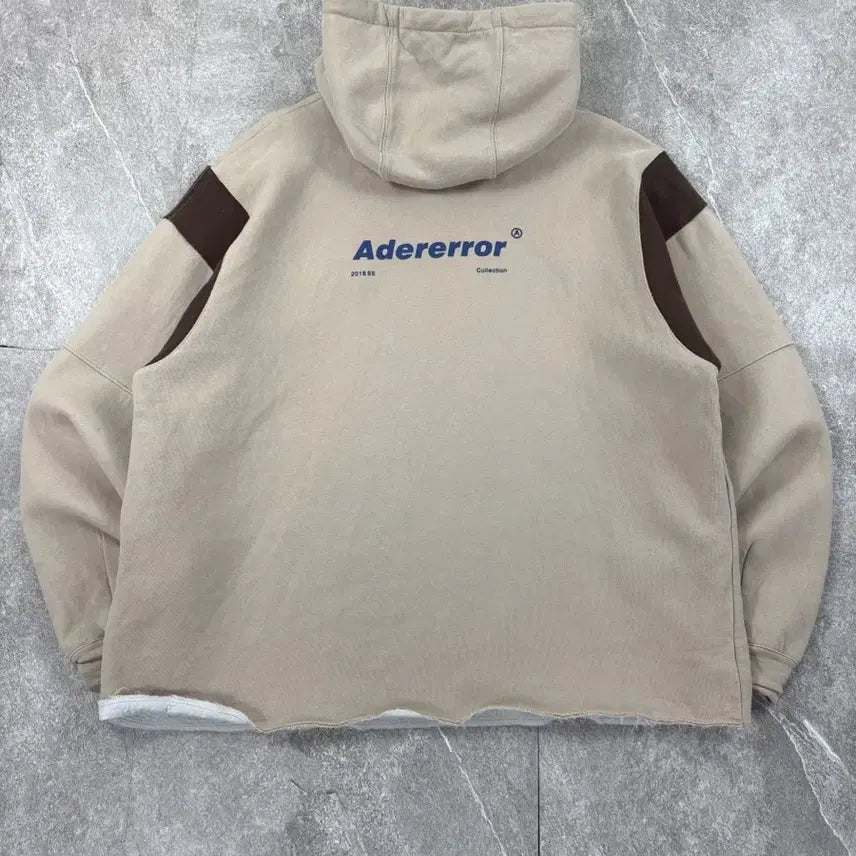 [BUNJANG] Ader Error Beige Hoodie / 아더에러 베이지 후드티