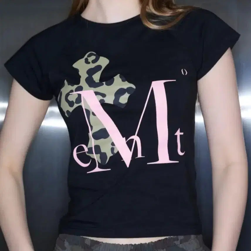 [BUNJANG] Musent Camo Cross Short Sleeve / 무센트 카모 크로스 반팔