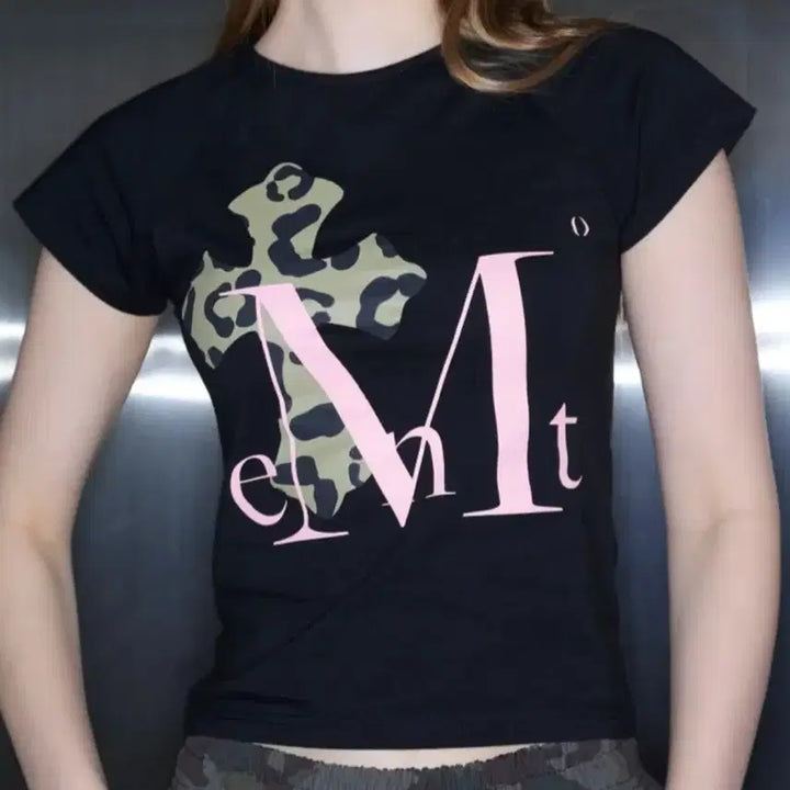 [BUNJANG] Musent Camo Cross Short Sleeve / 무센트 카모 크로스 반팔