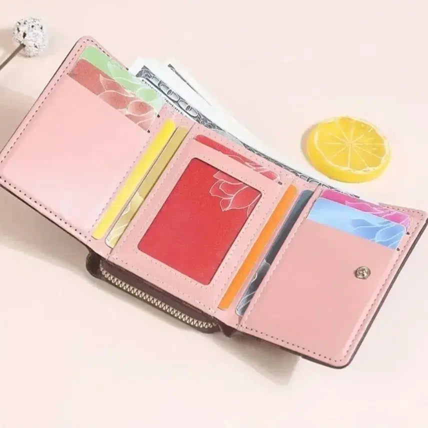 [BUNJANG] M Pattern Brown Wallet / M 패턴 반지갑(새상품)