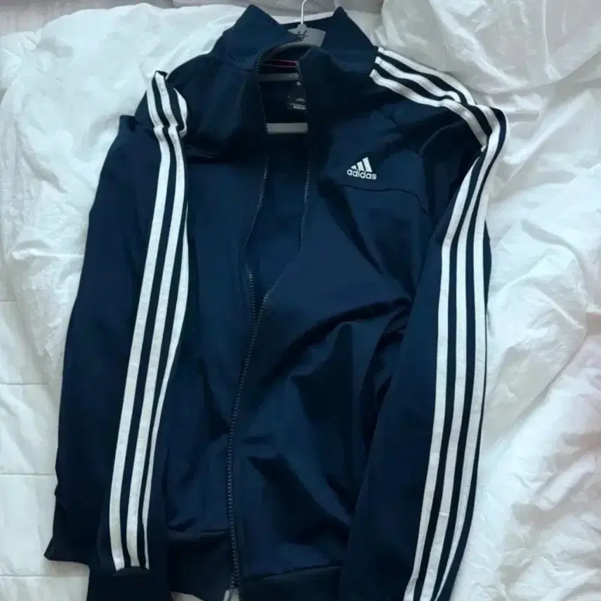[BUNJANG] Adidas Navy Track Jacket / 아디다스 삼선 트랙 자켓 네이비
