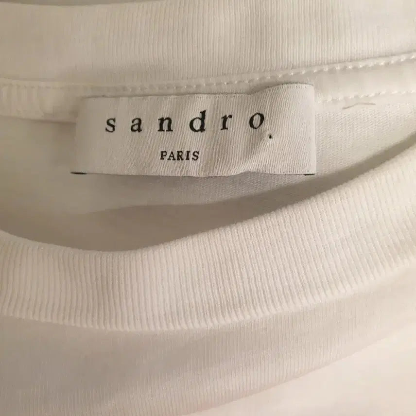 [BUNJANG] Sandro Silk-Feel T-shirt / 66~77반)산드로 실크 느낌 티셔츠