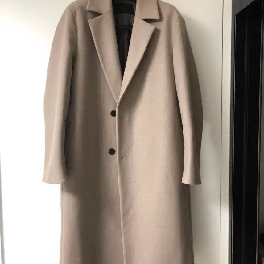 [BUNJANG] In Silence Black Label MTR Premium Single Coat Oatmeal L / 인사일런스 블랙 라벨 MTR 프리미엄 싱글 코트 오트밀 색상 L 사이즈