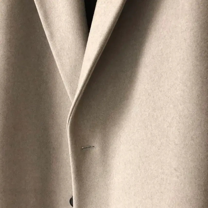 [BUNJANG] In Silence Black Label MTR Premium Single Coat Oatmeal L / 인사일런스 블랙 라벨 MTR 프리미엄 싱글 코트 오트밀 색상 L 사이즈