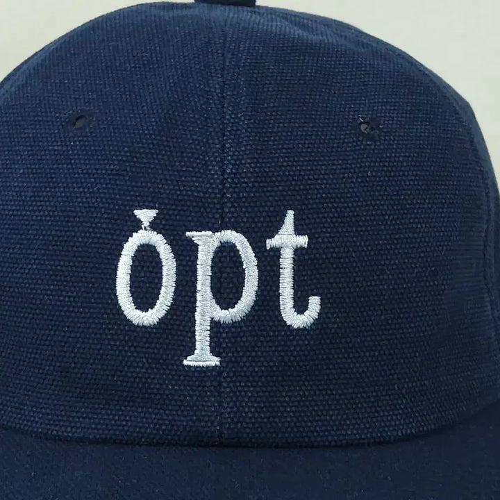 [BUNJANG] OPT Embroidered Logo Cap Navy Retro Vintage / 90s OPT 옥트 자수 로고 캡모자 네이비 레트로 빈티지