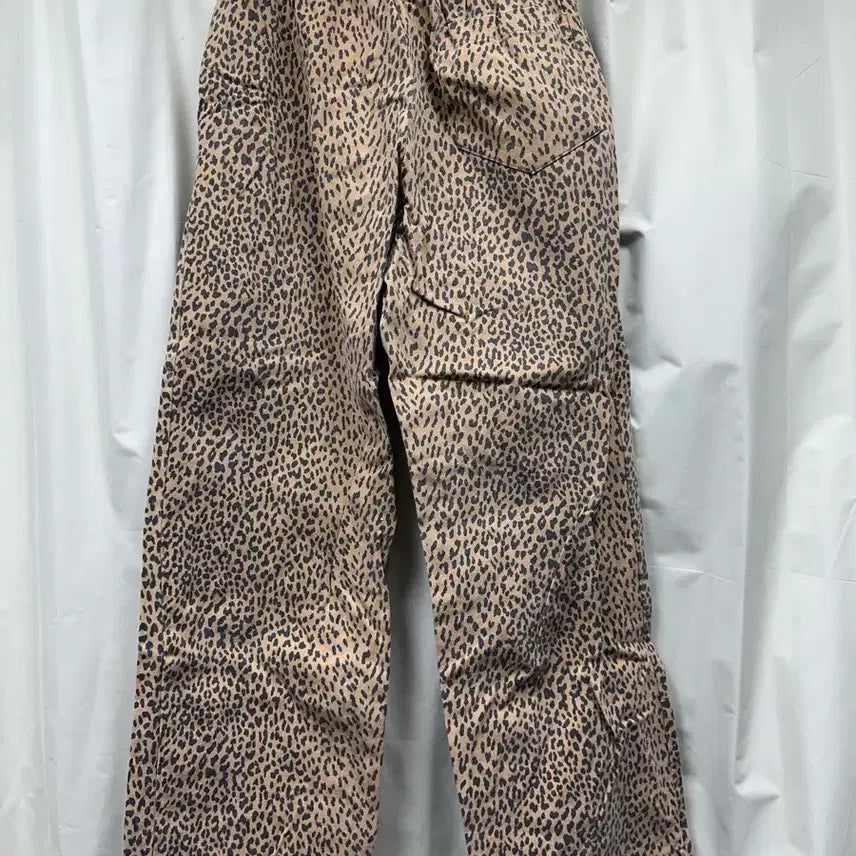 [BUNJANG] Unbranded Leopard Print Banded Pants / 호피팬츠