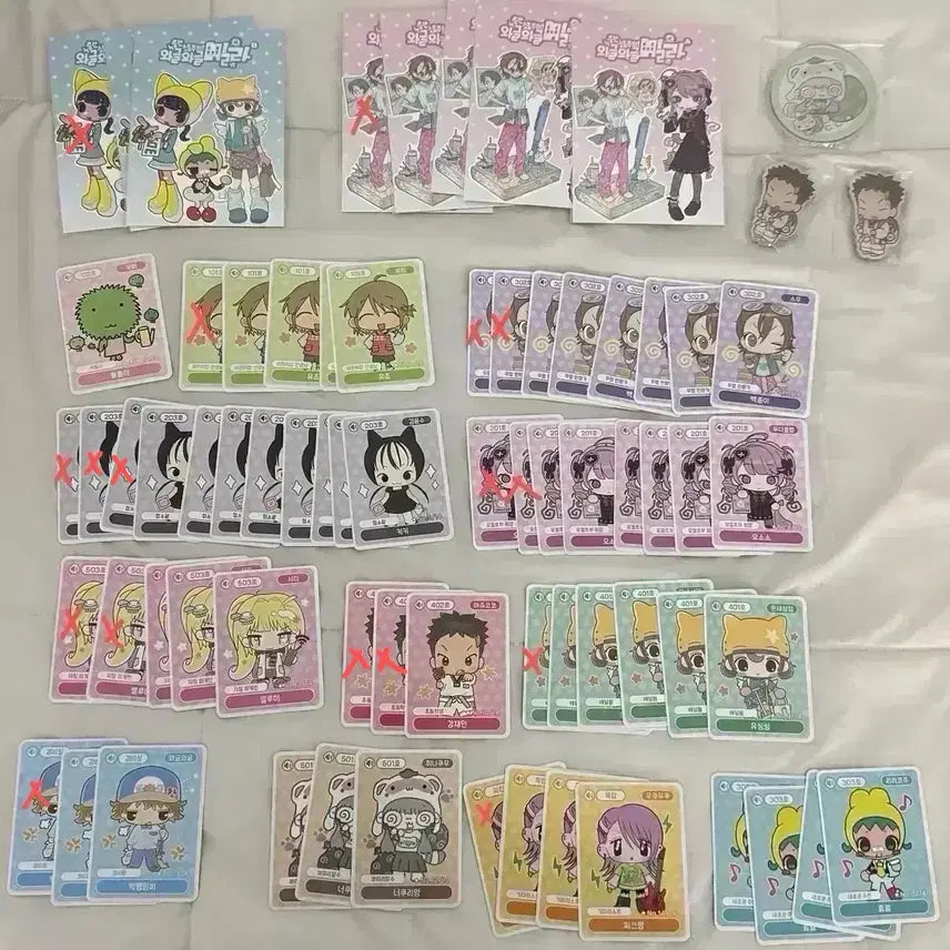 [SOLD OUT] 와글와글빌라 주민카드 우이 유리 김윤수 스우 무디클럽 히나쿠우 스티커