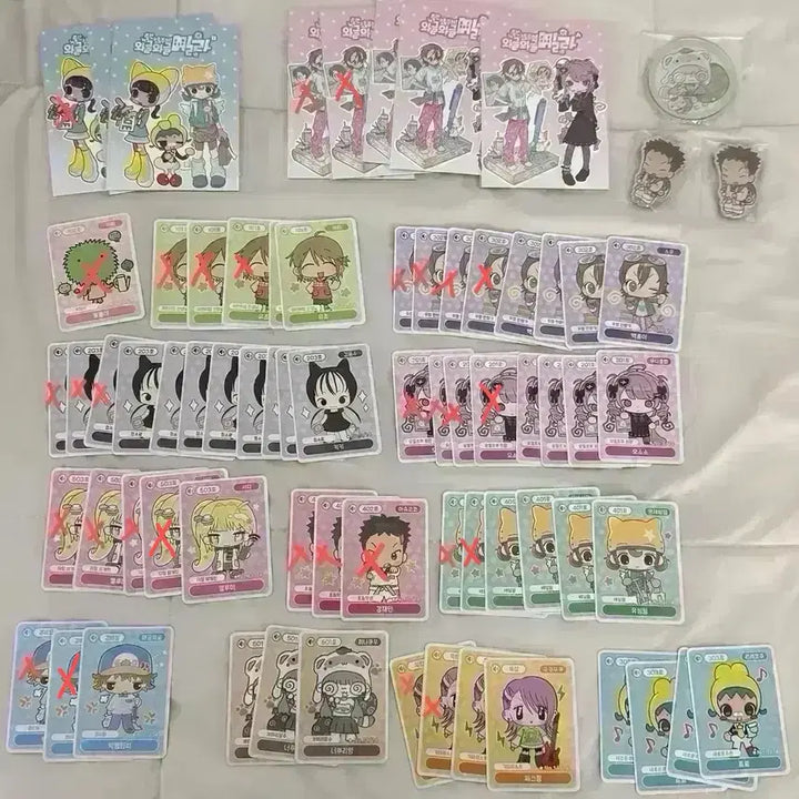 [SOLD OUT] 와글와글빌라 주민카드 우이 유리 김윤수 스우 무디클럽 히나쿠우 스티커