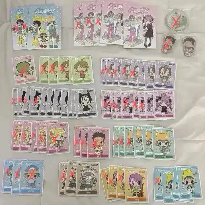 [SOLD OUT] 와글와글빌라 주민카드 우이 유리 김윤수 스우 무디클럽 히나쿠우 스티커