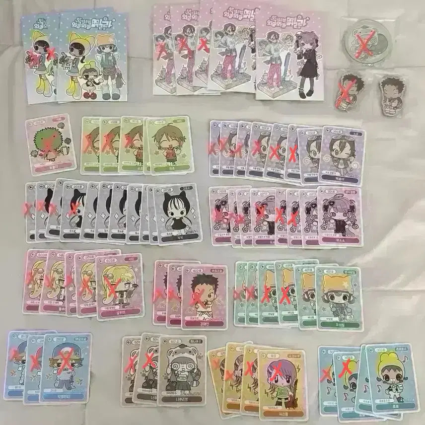 [SOLD OUT] 와글와글빌라 주민카드 우이 유리 김윤수 스우 무디클럽 히나쿠우 스티커