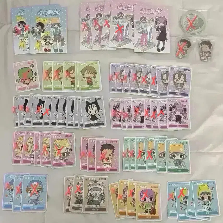 [SOLD OUT] 와글와글빌라 주민카드 우이 유리 김윤수 스우 무디클럽 히나쿠우 스티커