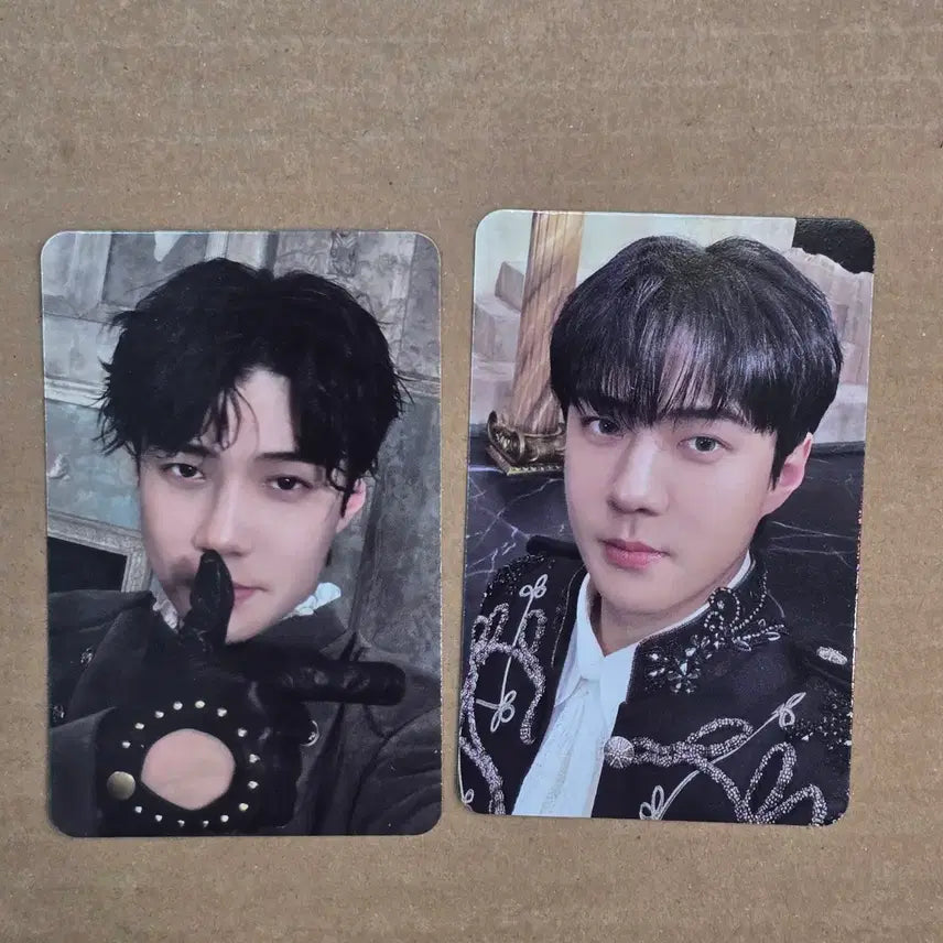 [BUNJANG] EXO Sehun X-Vision B, C Version Photocard Set / 엑소 EXO 세훈 엑스비전 B, C버전 포토카드 세트