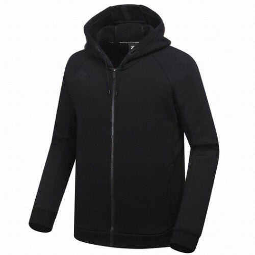 [BUNJANG] Descente Fleece Lined Basic Hooded Zip-Up 95 / 데상트 기모 베이직 본딩 플리즈 후드 집업 95