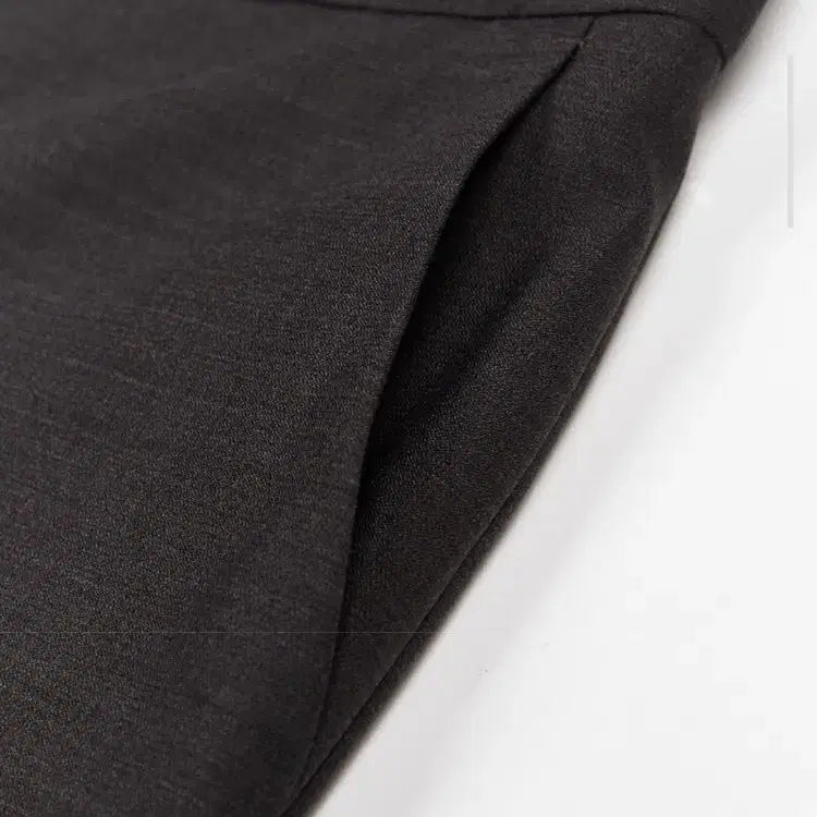 [SOLD OUT] 아바몰리 MARTIN MELANGE WIDE PANTS (D/Grey)