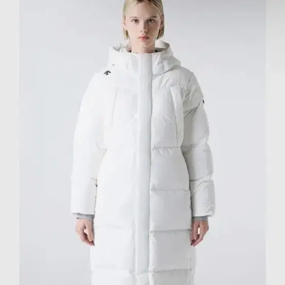 [BUNJANG] Descente Canon Long Goose Down Long Padding Jacket White / 데상트 2025fw 신상 캐논 롱 구스 다운 롱패딩 화이트