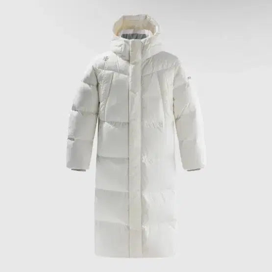 [BUNJANG] Descente Canon Long Goose Down Long Padding Jacket White / 데상트 2025fw 신상 캐논 롱 구스 다운 롱패딩 화이트