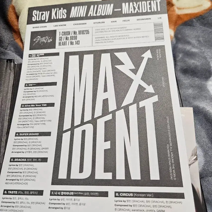 [BUNJANG] Stray Kids Maxident Limited Edition Album / 스트레이키즈 맥시던트 한정반 앨범
