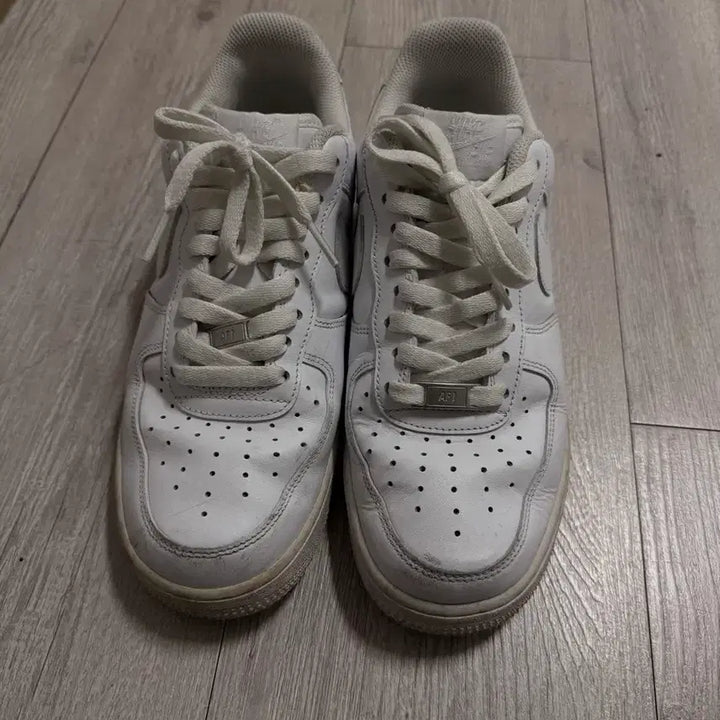 [BUNJANG] Nike Air Force White Sneakers / 나이키 에어포스 흰색 260