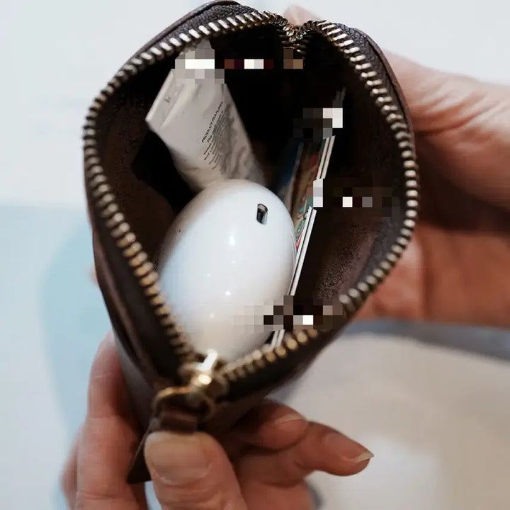 [BUNJANG] Mini Brown PU Wallet / 지갑 동전지갑 립스틱지갑 수납백 미니파우치