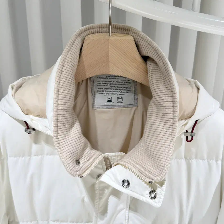 [BUNJANG] Brunello Cucinelli Taffeta Corduroy Hooded Down Jacket / ( S+ / L ) 브루넬로쿠치넬리 타프타 코듀로이 후드패딩