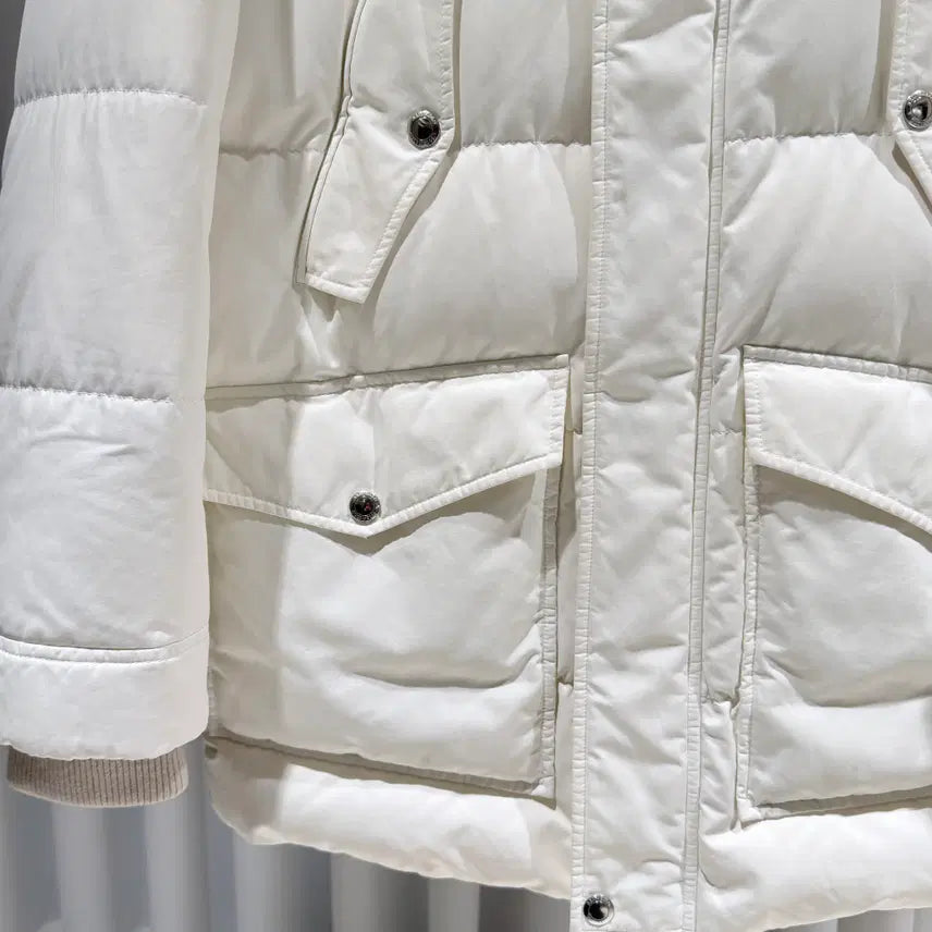 [BUNJANG] Brunello Cucinelli Taffeta Corduroy Hooded Down Jacket / ( S+ / L ) 브루넬로쿠치넬리 타프타 코듀로이 후드패딩